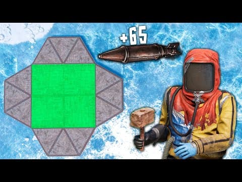 NEW PERFECT 2x2 Rust Base Design for Solo/Duo/Trio by HQM BUILD - +65 Rockets