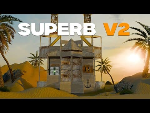 SUPERB v2 - Perfect Rust DUO BUNKER Base Design