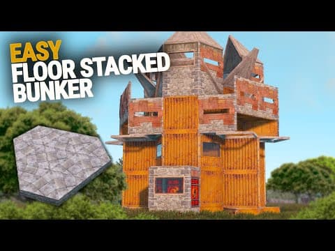 The Overpass - Solo/Duo/Trio OFFLINE TANK Rust Base Design with 5 Bunkers