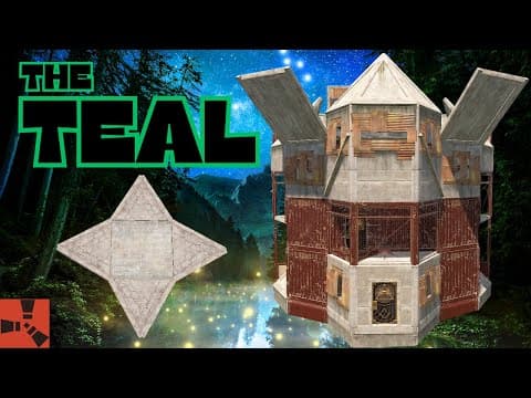 THE TEAL: 1x1 Solo/Duo Rust Base with Double Bunker - Medium Cost & Easy to Build