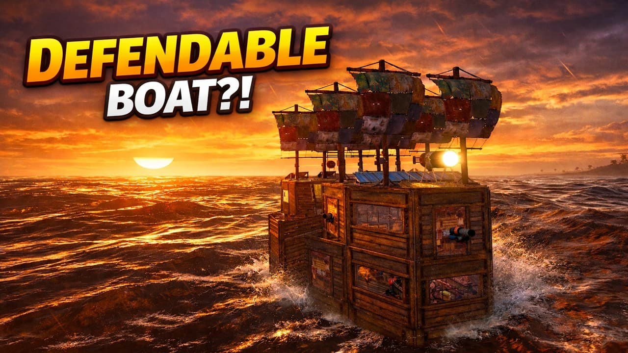 Is This The First DEFENDABLE Boat Base in Rust? | 2026 Boat Build