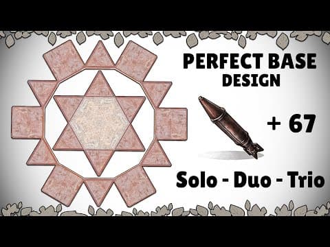 Rust Perfect Circle Base Design | Solo, Duo, Trio (+67 Rockets)